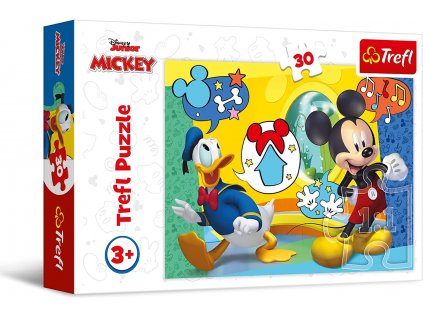 TREFL Puzzle 30 Mickey a veselý dům