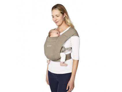 Ergobaby Nosítko Embrace - soft knit - Soft olive