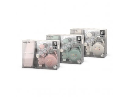 SAUVINEX SUAVINEX | DÁRKOVÝ BABY SET BONHOMIA - zelený