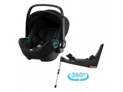 BRITAX Autosedačka Baby-Safe 3 i-Size Flex Base 5Z Bundle, Space Black