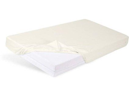 BABYMATEX  prostěradlo BAMBOO s gumou 60x120 ecru