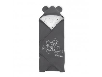 Hauck Zavinovací deka do autosedačky a kočárku Snuggle Mickey Mouse Anthracite