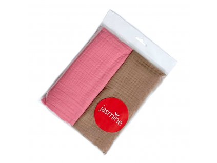 Plenky mušelín DuoLux 5 60x80 2ks Jasmine