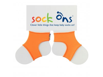 Kikko Sock Ons Bright Orange - Velikost 0-6m