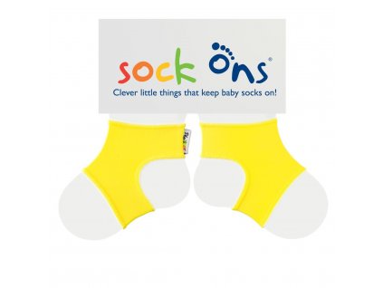 Kikko Sock Ons Bright Lemon - Velikost 0-6m