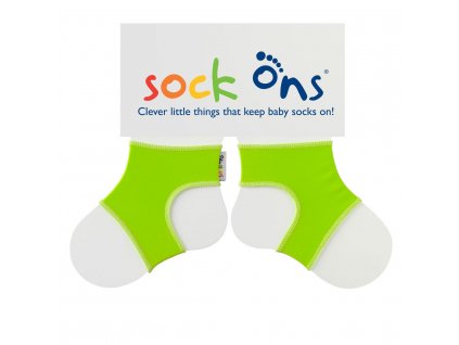 Kikko Sock Ons Bright Lime - Velikost 0-6m