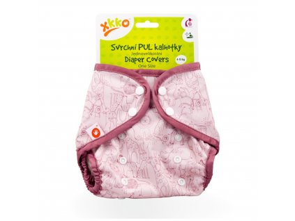 Kikko Svrchní PUL kalhotky XKKO One Size - Safari Mesa Rose