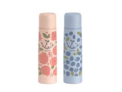 SAUVINEX SUAVINEX | TERMOSKA na tekutiny GO NATURAL - granátová růžová
