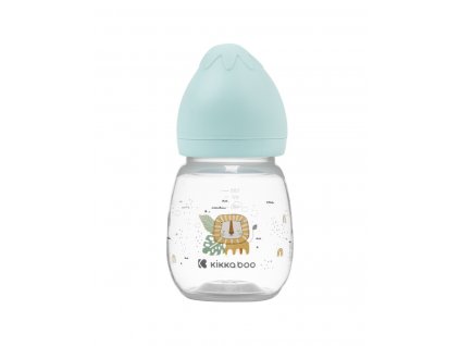 KIKKABOO Kojenecká láhev 180ml 3m+ Savanna Mint