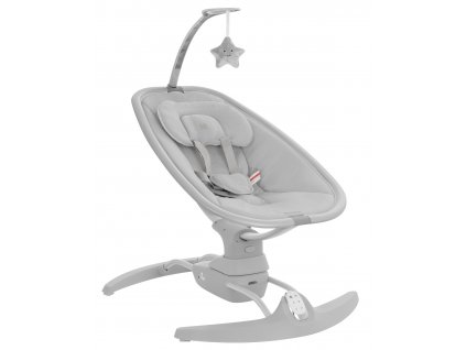 KIKKABOO Houpací lehátko elektrické Spinny Grey
