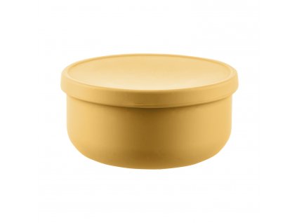ZOPA Silikonová miska s víčkem, Mustard Yellow