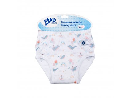 Kikko Tréninkové kalhotky XKKO Organic - Sky Whale Velikost M