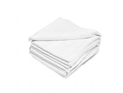 Bílé látkové pleny Jasmine 80x80 cm bílé 10ks 115g/m2