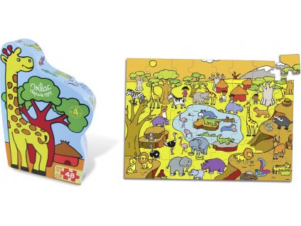 Vilac Dřevěné puzzle Savana