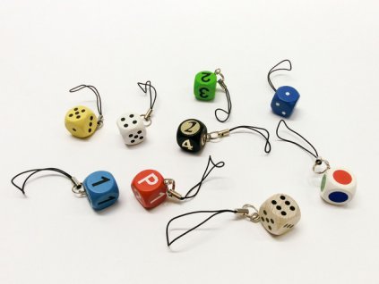 Detoa Klíčenka kostka barevná 1 ks