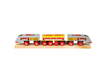 Bigjigs Rail Rychlík Eurostar + 3 koleje