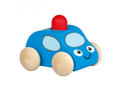 Pískací auto s majákem 1ks zelená