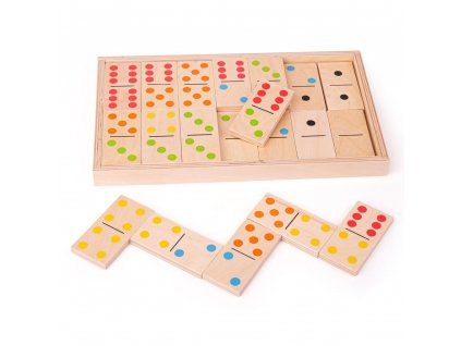 Bigjigs Toys Velké dřevěné domino