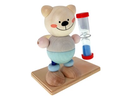 Hess Přesýpací hodiny medvídek pro měření doby čištění zubů