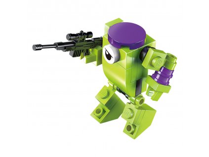 Qman Hyperfunction Tactical Unit 2101-5 Robot Troops 3v1