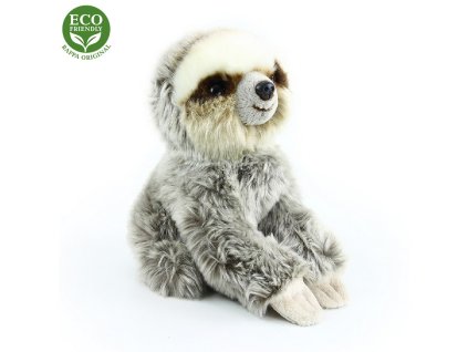 Rappa Plyšový lenochod sedící 18 cm ECO-FRIENDLY