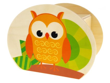 Hess Dřevěná pokladnička sovičky