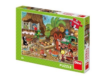Dino Puzzle Krtek v kuchyni 100 XL