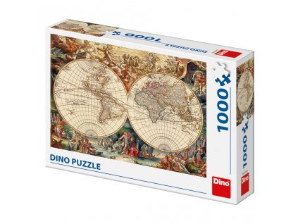 Dino Puzzle Historická mapa 1000 dílků