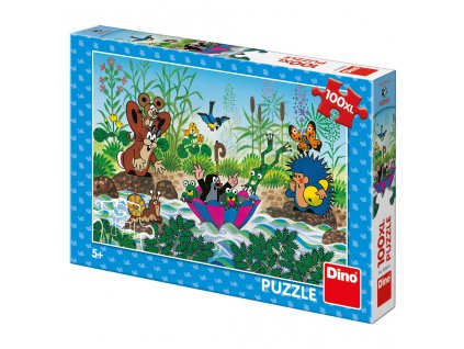 Dino Puzzle Krtečkova plavba 100 dílků