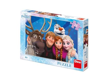Dino Puzzle Frozen selfie 24 dílků