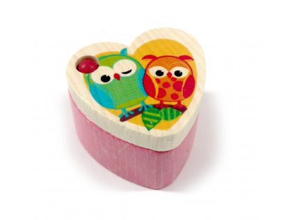 Hess Krabička na zoubky Sovičky modrá