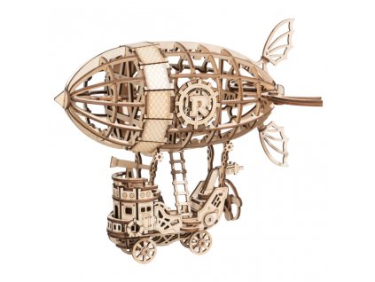 RoboTime 3D dřevěná skládačka Pohádková vzducholoď