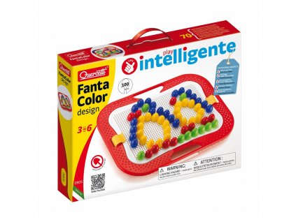 Quercetti Mozaika FantaColor Design 100 ks (⌀20 mm)