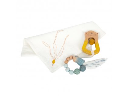 small foot 3dílná sada hraček pro miminka