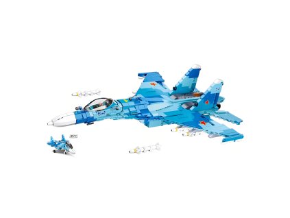 Sluban Model Bricks M38-B0985 Stíhací letoun Su-27 2v1