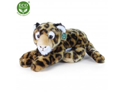 Rappa Plyšový leopard ležící 40 cm ECO-FRIENDLY