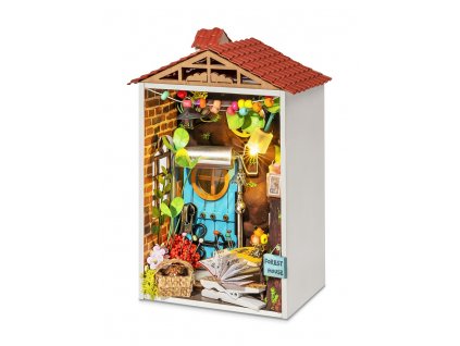 RoboTime 3D dřevěná skládačka Miniatura domečku Zahradní domek