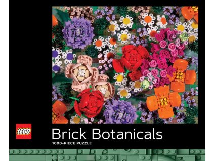 Chronicle Books Puzzle LEGO® Botanické rostliny 1000 dílků