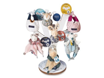 Doudou Dřevěný displej k zavěšení hraček - strom 80 cm