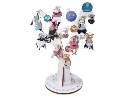 Doudou Dřevěný displej k zavěšení hraček - strom 160 cm