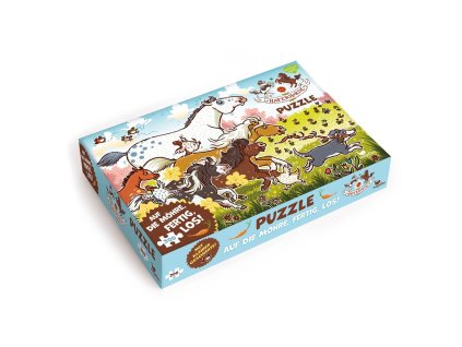 Magellan Puzzle Ovesná parta závod o mrkvičku 200 dílků