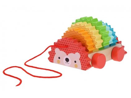 Petit Collage Dřevěný tahací ježek