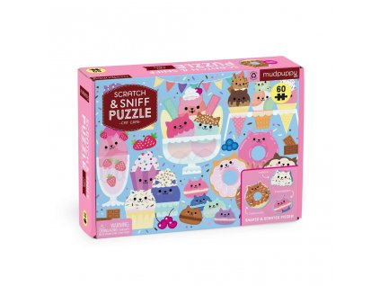 Mudpuppy Puzzle Kočičí kavárna s vůní 60 dílků