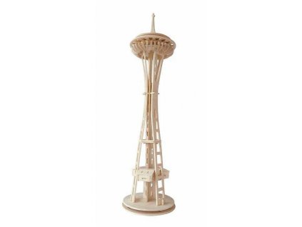 Woodcraft Dřevěné 3D puzzle věž Seattle Tower