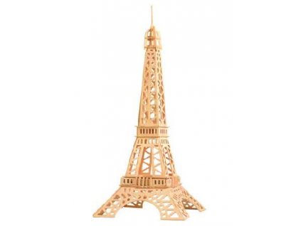 Woodcraft Dřevěné 3D puzzle slavné budovy Eiffelova věž