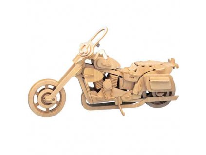 Woodcraft Dřevěné 3D puzzle motorka Harley Davidson II