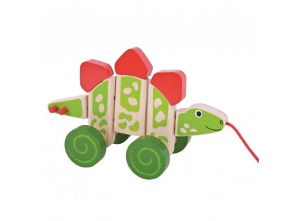 Bigjigs Baby Tahací dinosaurus