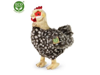 Rappa Plyšová slepice stojící 33 cm ECO-FRIENDLY