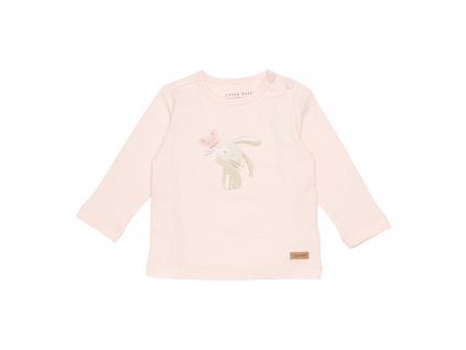 LITTLE DUTCH Triko dlouhý rukáv Králíček Pink vel. 80