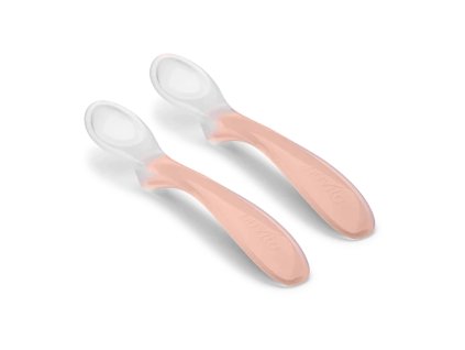 NUVITA Set 2ks silikonových lžiček, English Rose
